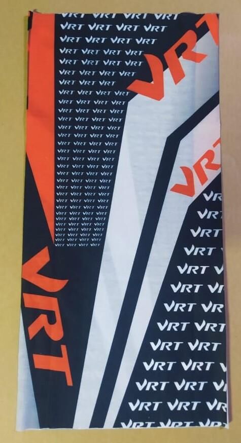 Buff Bisiklet Kask Altı Bandana Maske Yüz ve Kafa Bandı SİYAH-KIRMIZI