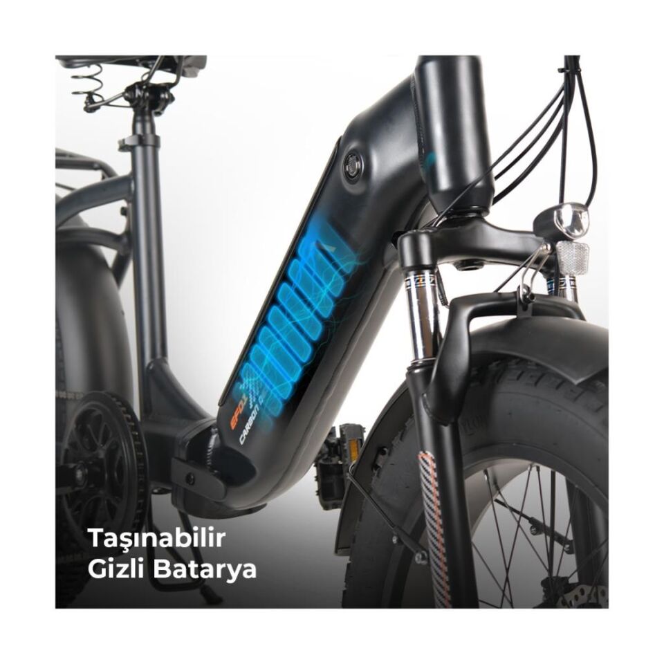 OLA EFD1 Carbon Design Katlanabilir Elektrikli Bisiklet 20” FAT