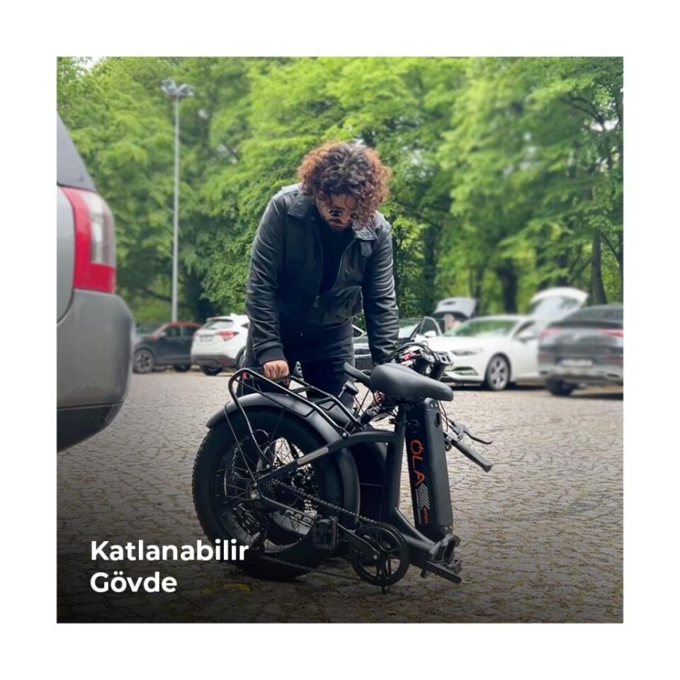 OLA EFD1 Carbon Design Katlanabilir Elektrikli Bisiklet 20” FAT
