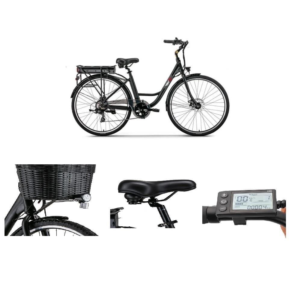 RKS ZF10 250W 36V SEPETLİ ŞEHİR TUR ELEKTRİKLİ BİSİKLET