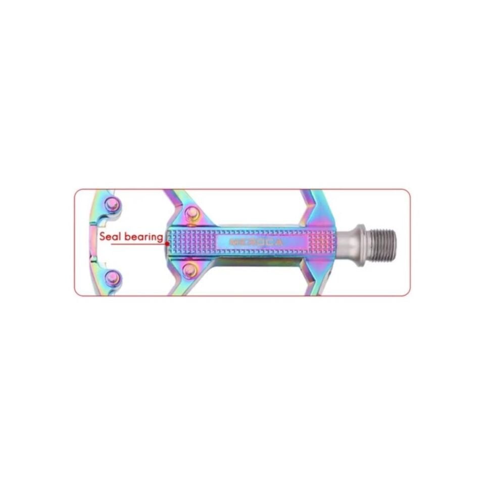 Meraco Rainbow Alüminyum Platformlu Bisiklet Pedalı