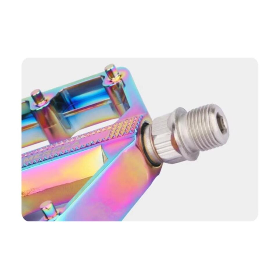 Meraco Rainbow Alüminyum Platformlu Bisiklet Pedalı