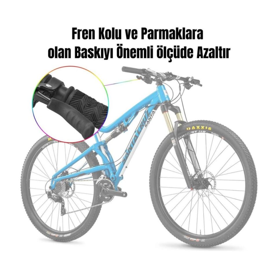 Silikon Fren Elciği, Fren Kolu Koruyucu, Bisiklet, Scooter Uyumlu