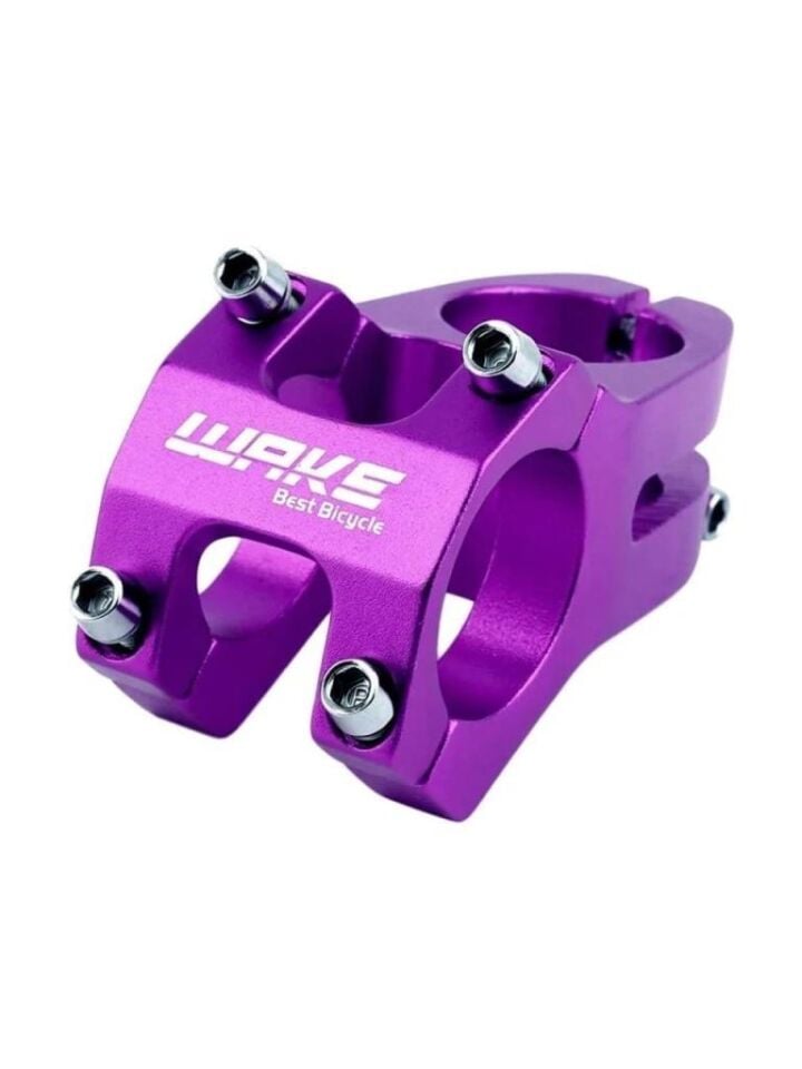 Wake RENKLİ Bisiklet Kısa Gidon Boğazı 40mm MAVİ