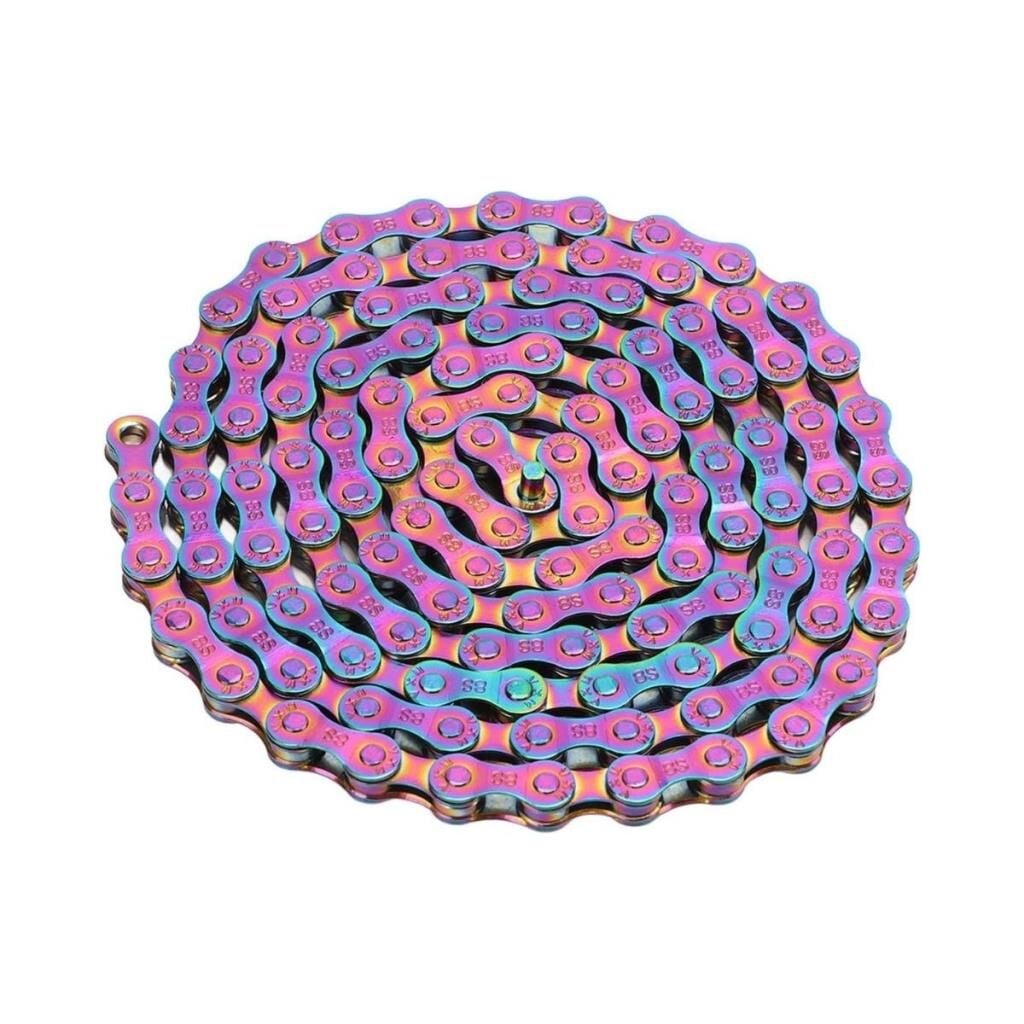 8 Li MTB Bisiklet Zincir İNDEX Rainbow PASLANMAZ