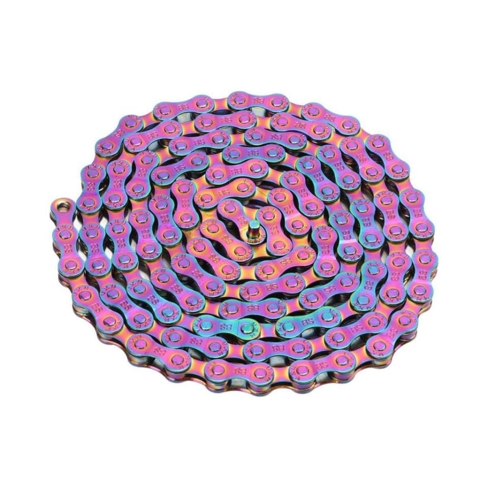 8 Li MTB Bisiklet Zincir İNDEX Rainbow PASLANMAZ