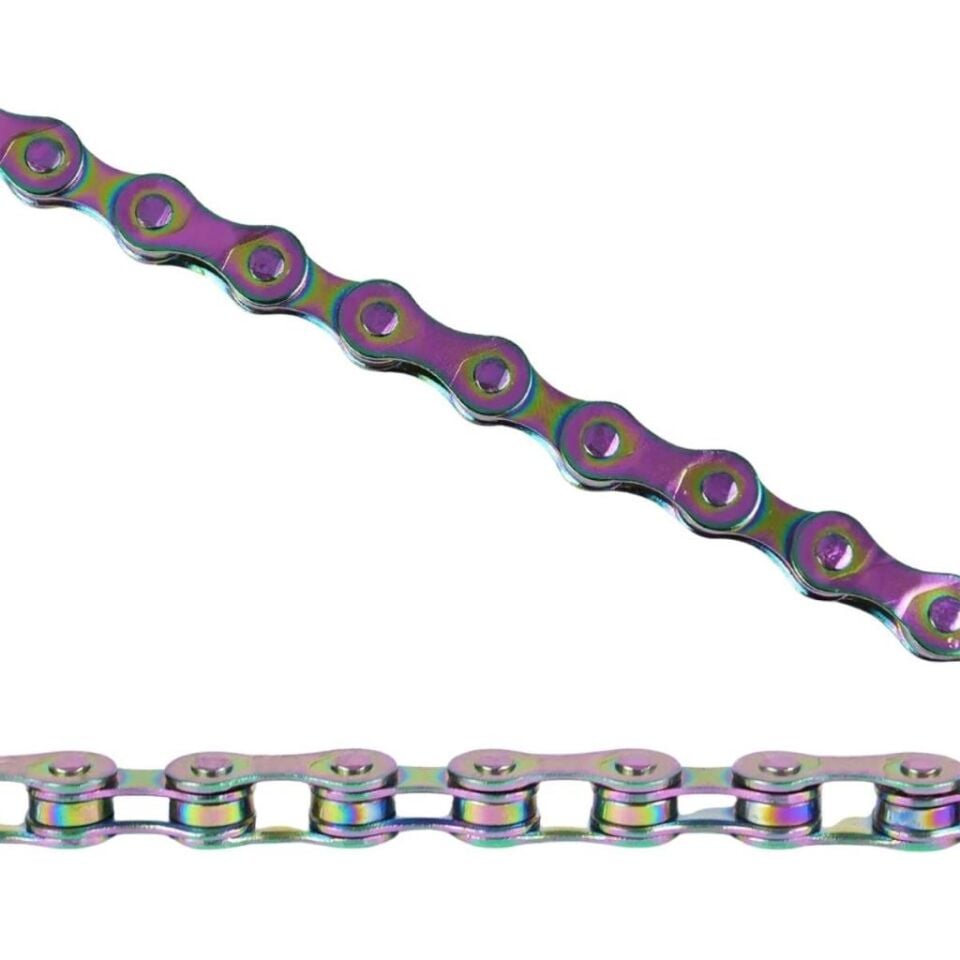 8 Li MTB Bisiklet Zincir İNDEX Rainbow PASLANMAZ