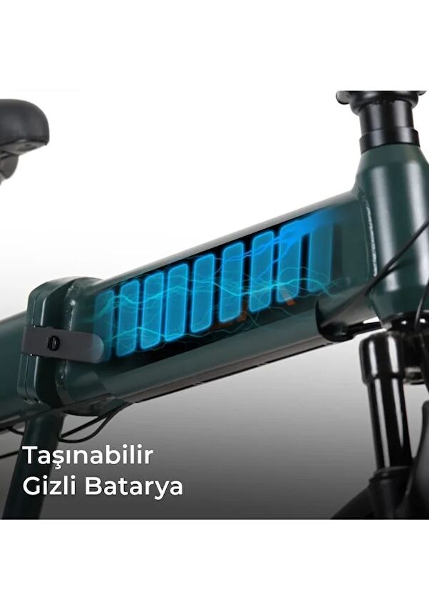 OLA EFD3 Gizli Bataryalı Katlanabilir FATBİKE Elektrikli Bisiklet