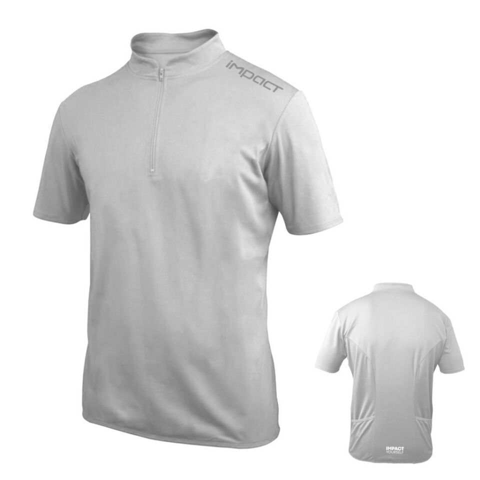 IMPACT NOVİ KISA KOL BİSİKLET FORMASI GRİ - M