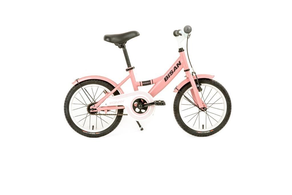 Bisan Ponny 16 Jant Kontra Pedal ( 4-7 Yaş ) Çocuk Bisikleti PEMBE