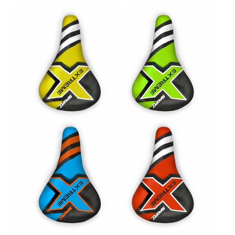 Çocuk Bisikleti Selesi Bmx Sele Konforlu Çocuk Selesi KIRMIZI