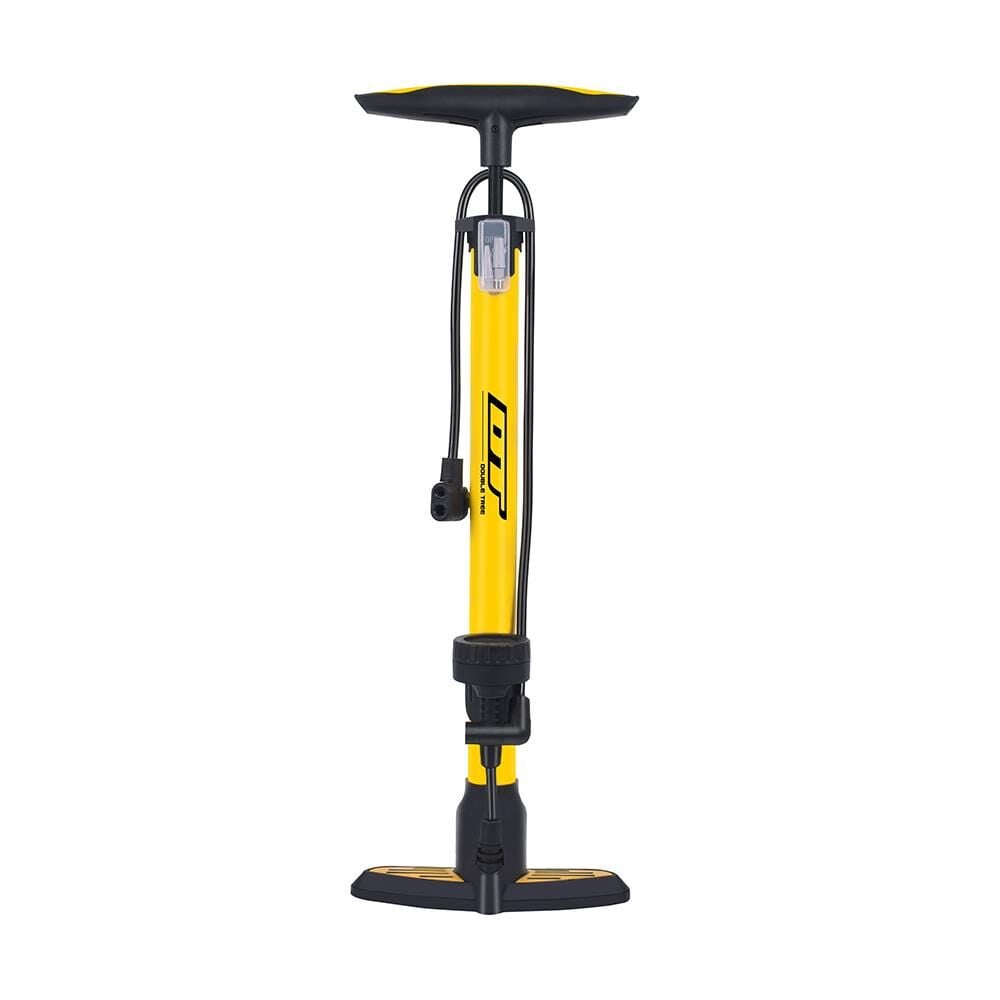 Pompa - DT-6638B, Uzun, Ayaklı, Göstergeli, Demir, Sarı