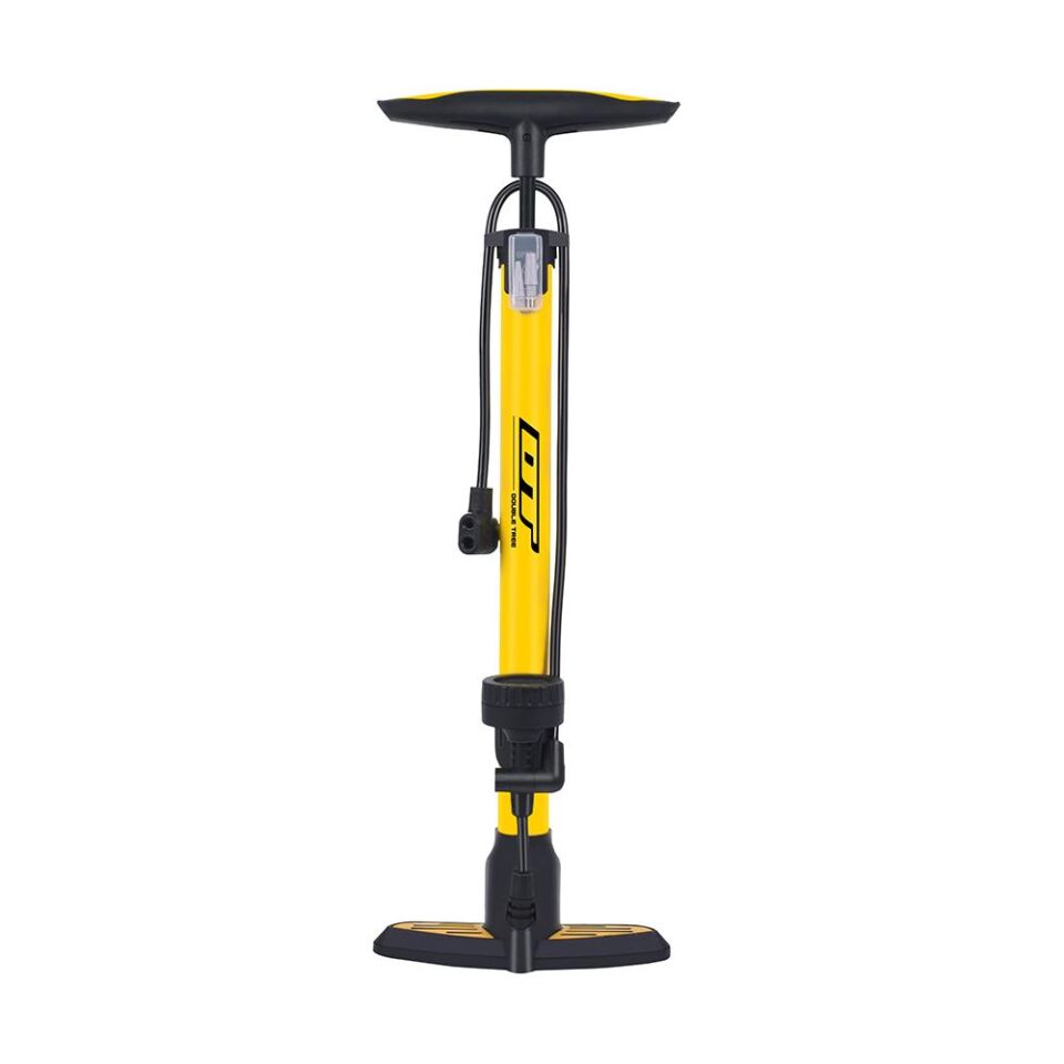 Pompa - DT-6638B, Uzun, Ayaklı, Göstergeli, Demir, Sarı