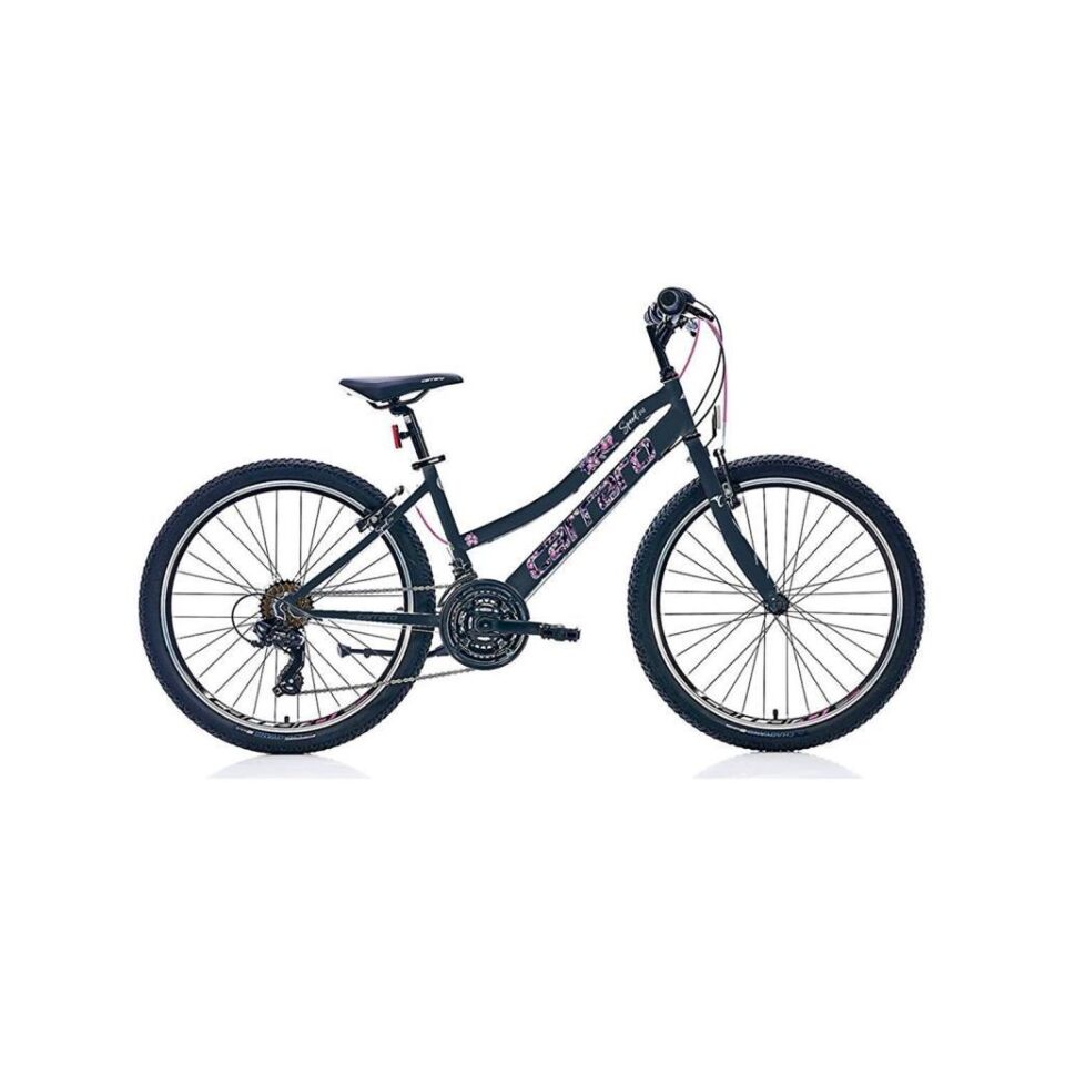 Carraro Speed 242 24 Jant 21-Vites Dağ Çocuk Bisikleti 2026 SİYAH/PEMBE