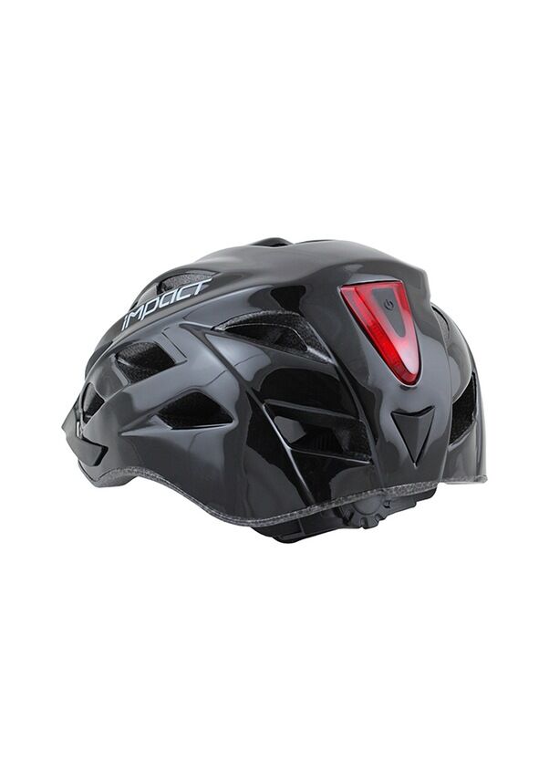 İmpact Commur Işıklı Bisiklet Kaskı PARLAK Siyah özel seri