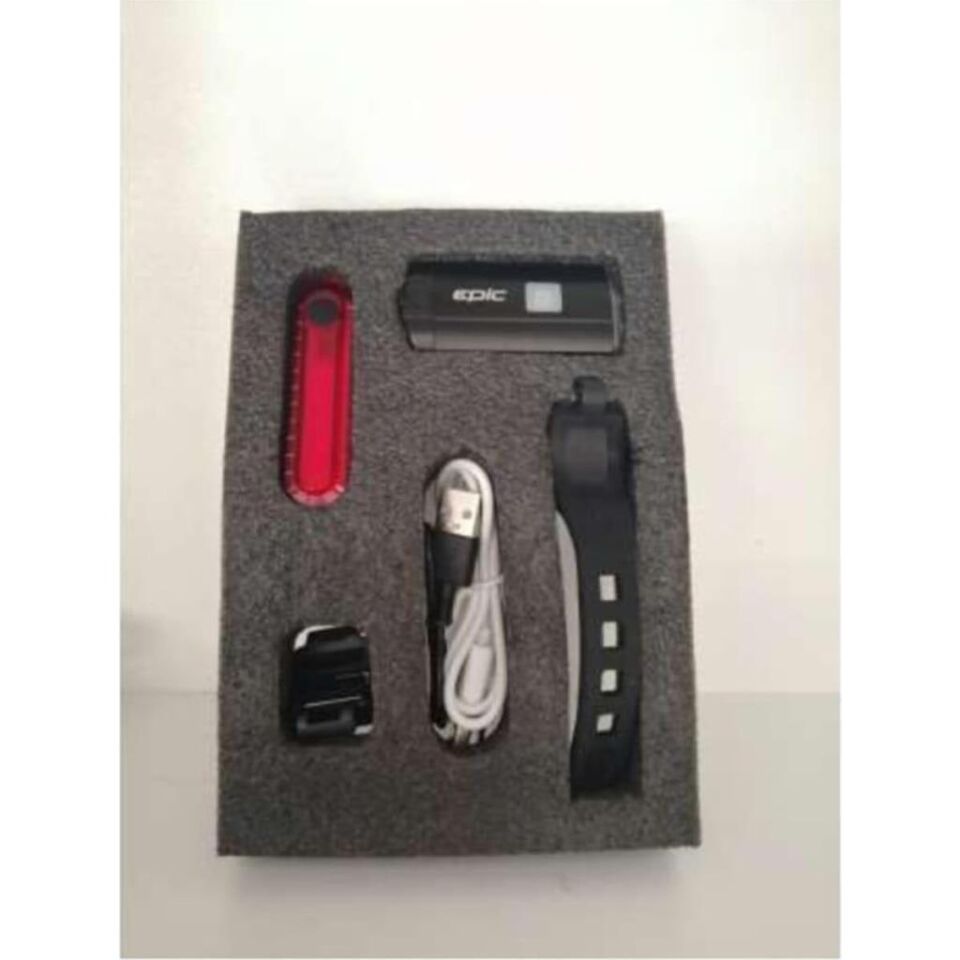 Quickset USB Şarjlı Ön Arka Bisiklet Aydınlatma Seti FST-403
