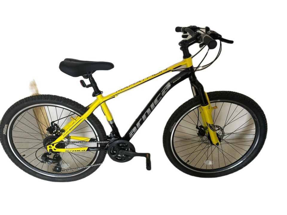 ARNİCA 26 JANT 21 VİTES MEKANİK DİSK FREN DAĞ BİSİKLETİ SİYAH-SARI