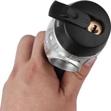 Zhongli Bisiklet Motorsiklet 6 X 1200 Zincir Kilit Anahtarlı